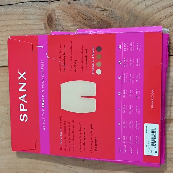 Spanx Power Short Soft Nude Seamless Shaper Short Size S NWT - Picture 4 of 6